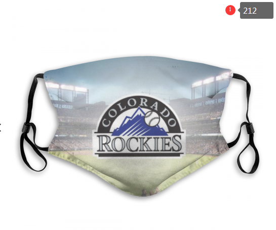 MLB Colorado Rockies #1 Dust mask with filter